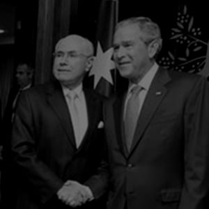 John Howard and George W. Bush
