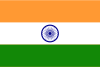 Country flag of India