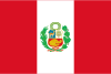 Country flag of Peru